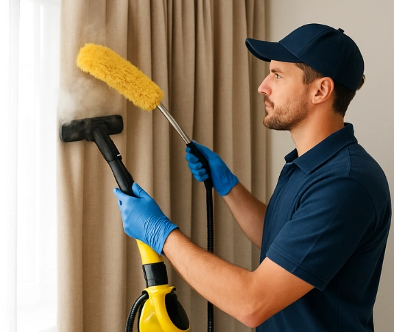 Trusted residential curtain cleaning technician Matty Curtain Cleaning gisborne-vic QLD